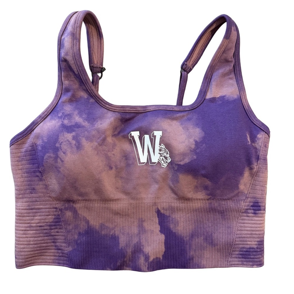 Darc Sport Purple Tie-Dye Sports Bra